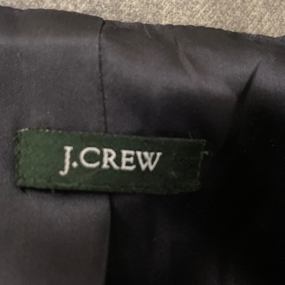 J. Crew Lexington power suit blazer wool grey double breast - Picture 8 of 9